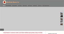 Desktop Screenshot of northstar-homes.com